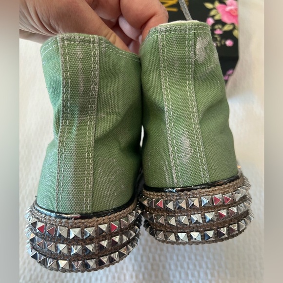 NEW Nan-Ku Couture Free People Cruise Studded Aloe High Top Sneaker - Picture 12 of 14